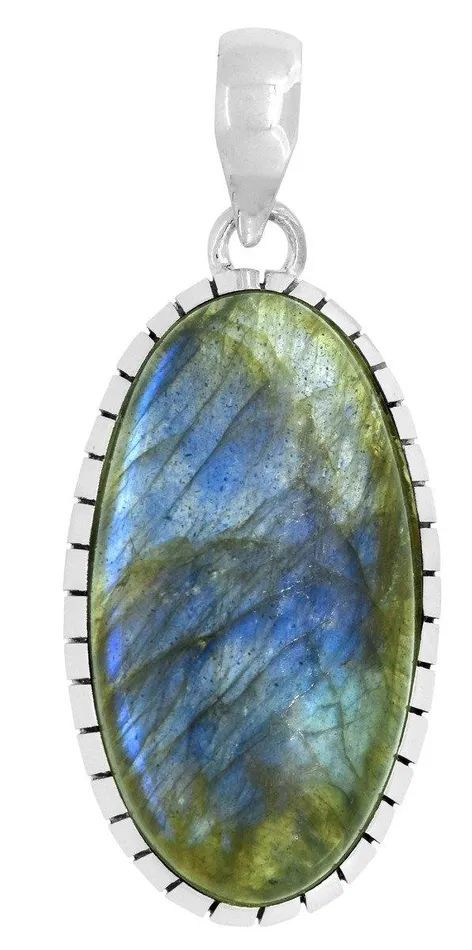 Necklaces YoTreasure Labradorite Solid 925 Sterling Silver Pendant Christmas Gift for Women 18