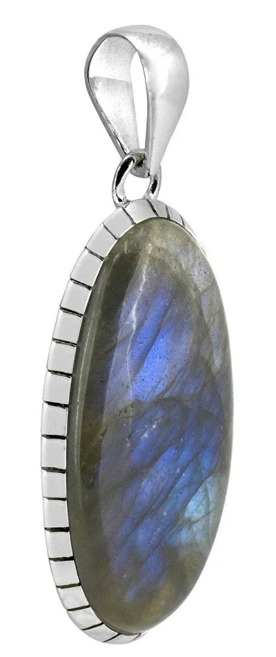 Necklaces YoTreasure Labradorite Solid 925 Sterling Silver Pendant Christmas Gift for Women 18