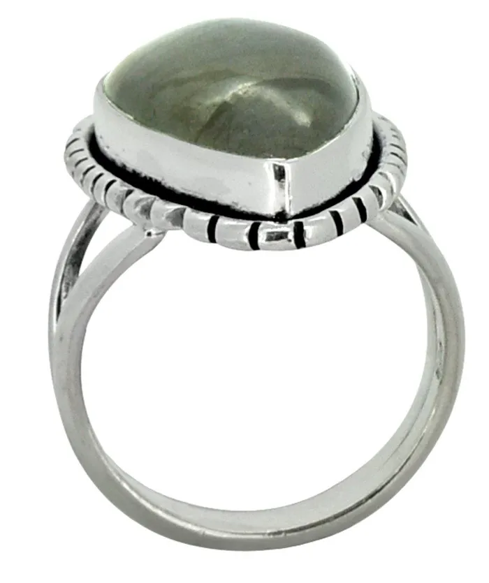 Pear Shaped Blue Labradorite Ring Solid 925 Sterling Silver YoTreasure Rings Pear Shaped Blue Labradorite Ring Solid 925 Sterling Silver YoTreasure Rings