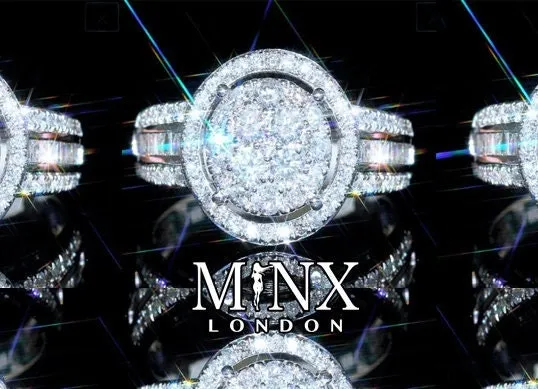 Rings Minx London Eternity Ring Promise Ring Friendship Ring Womens Ring Eternity Ring Diamond Iced Out Ring Engagement Rings Eternity Ring UK