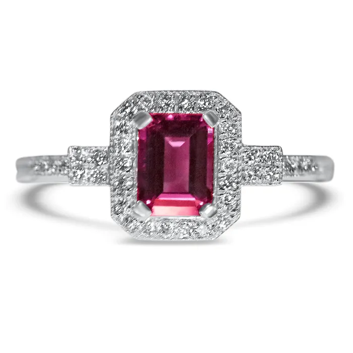 Rings Safiya Jewels Natures Essence 14K White Gold Natural Alexandrite Ring