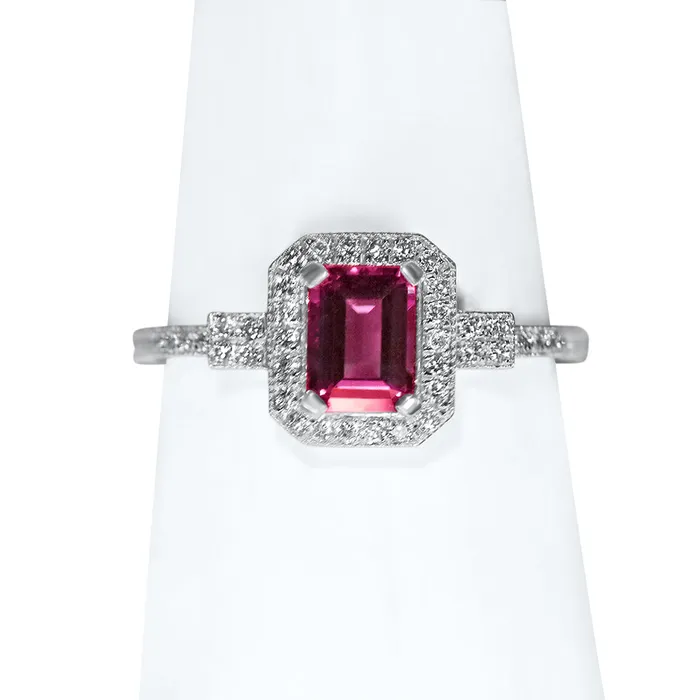 Rings Safiya Jewels Natures Essence 14K White Gold Natural Alexandrite Ring