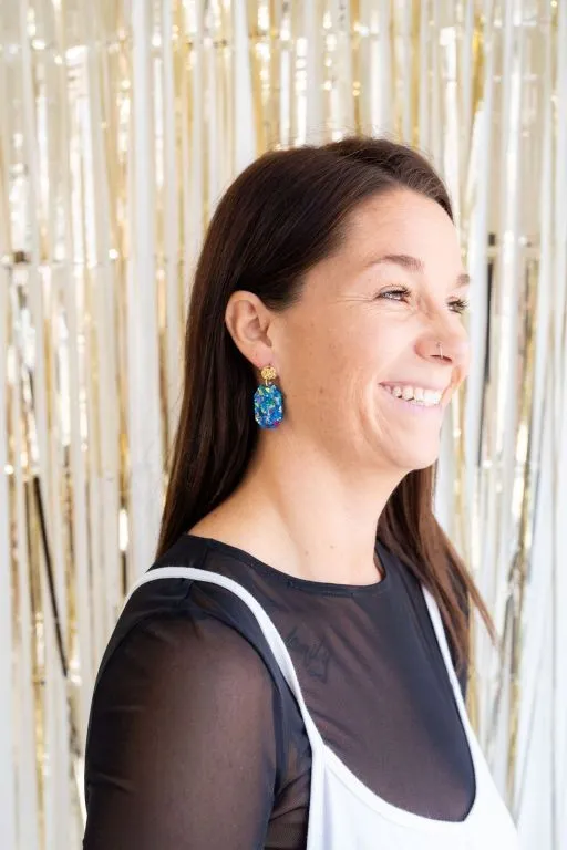 Spiffy Splendid Earrings Lexi Blue Sparkle Earrings Spiffy Splendid Earrings Lexi Blue Sparkle Earrings