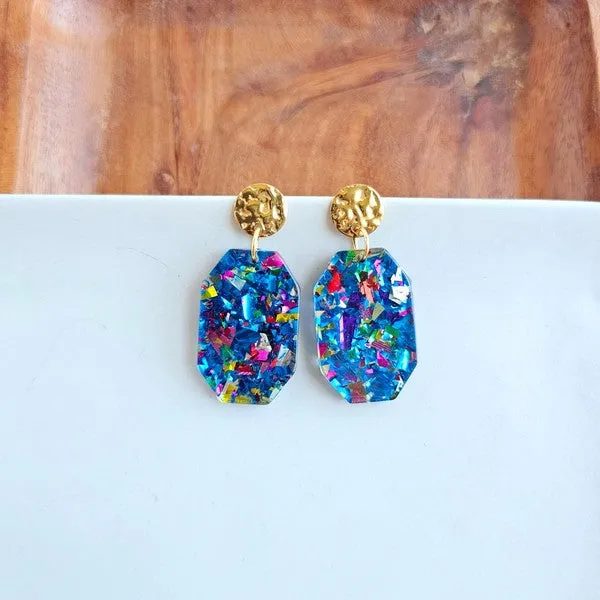 Spiffy Splendid Earrings Lexi Blue Sparkle Earrings Spiffy Splendid Earrings Lexi Blue Sparkle Earrings