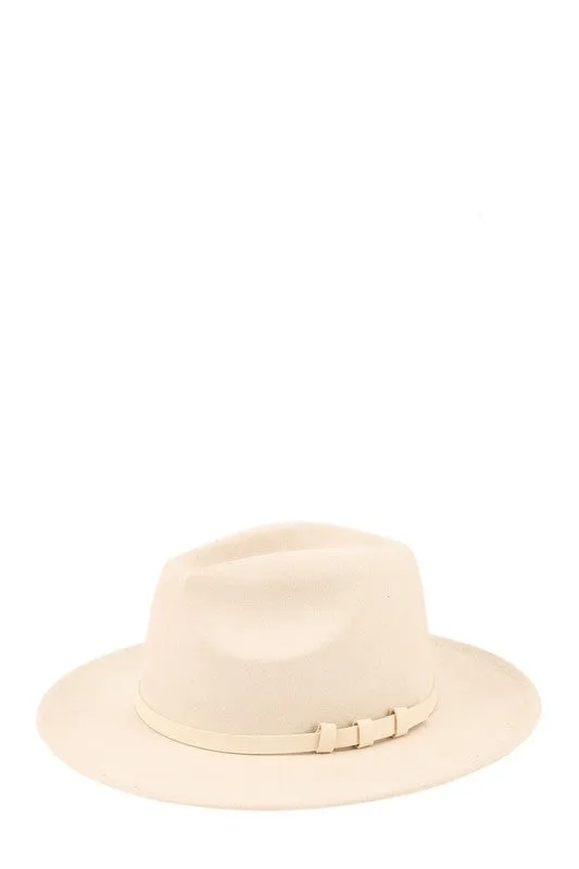 Three Ring Decorated Suede Feel Fedora Hat ICCO ACCESSORIES Rings Three Ring Decorated Suede Feel Fedora Hat ICCO ACCESSORIES Rings