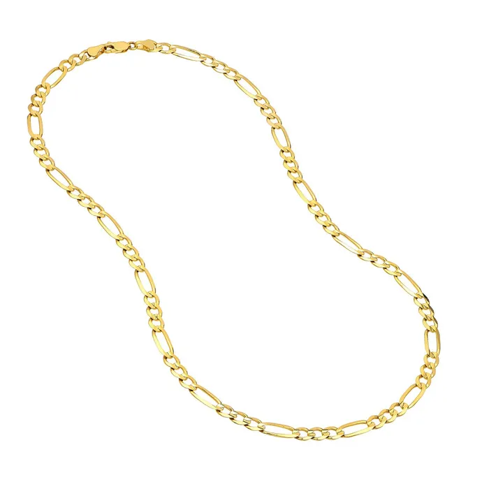 10K Yellow Gold 56mm 22 Figaro Chain Metal Marketplace PreStyled Sets 10K Yellow Gold 56mm 22 Figaro Chain Metal Marketplace PreStyled Sets