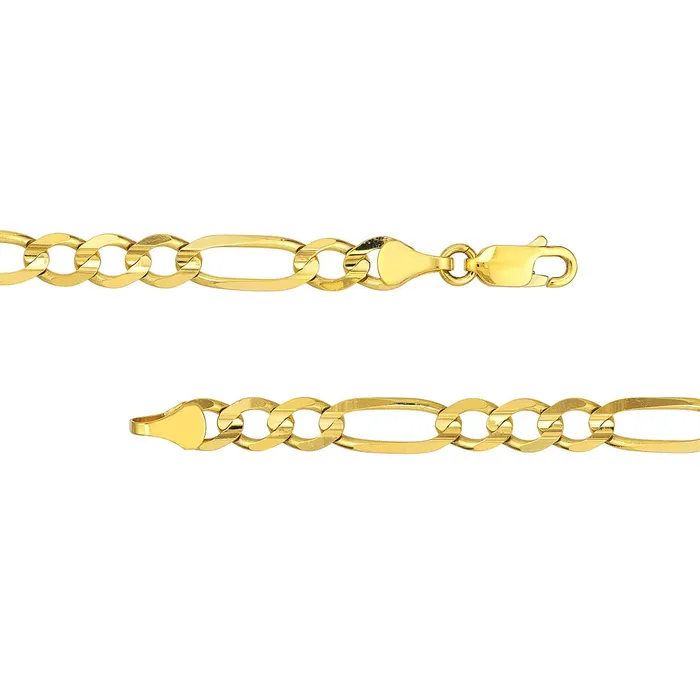 10K Yellow Gold 56mm 22 Figaro Chain Metal Marketplace PreStyled Sets 10K Yellow Gold 56mm 22 Figaro Chain Metal Marketplace PreStyled Sets