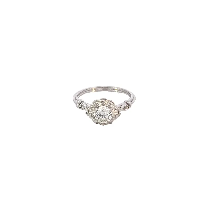 14K White Gold 068ctw 4 Prong Diamond Engagement Ring Jolie Designs Rings 14K White Gold 068ctw 4 Prong Diamond Engagement Ring Jolie Designs Rings