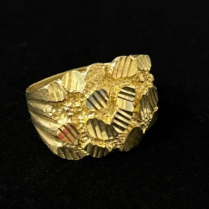 275 Clearance Mens Nugget Ring Crown Jewels Coin Rings