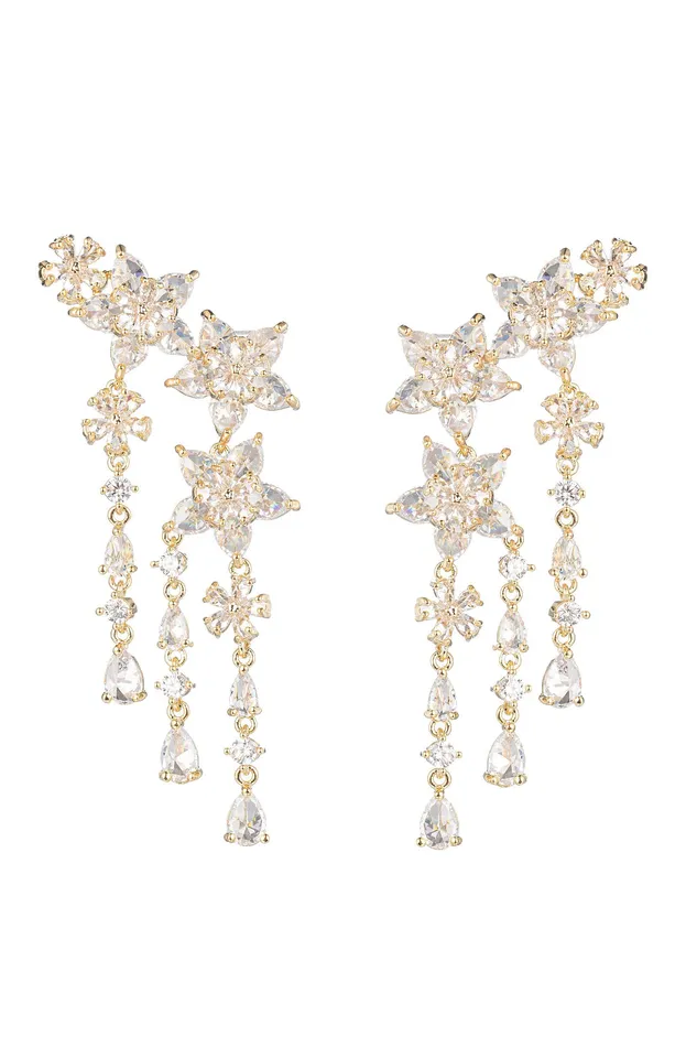 3 Star Ear Cuff Earrings Eye Candy LA Earrings