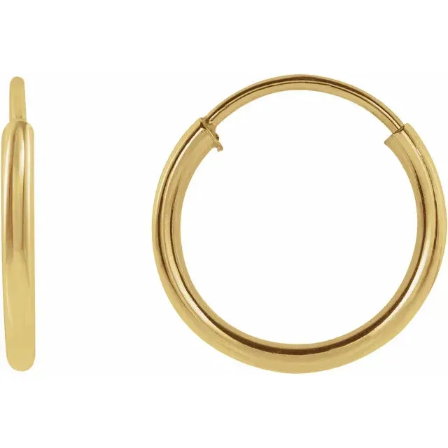 302 Fine Jewelry Earrings Flexible Endless Huggie Hoops Earrings 1030 MM Solid 14K Yellow White Rose Gold 302 Fine Jewelry Earrings Flexible Endless Huggie Hoops Earrings 1030 MM Solid 14K Yellow White Rose Gold