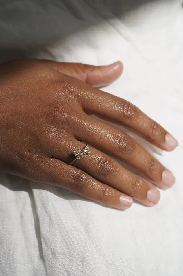 Andromeda Ring Valley Rose Rings