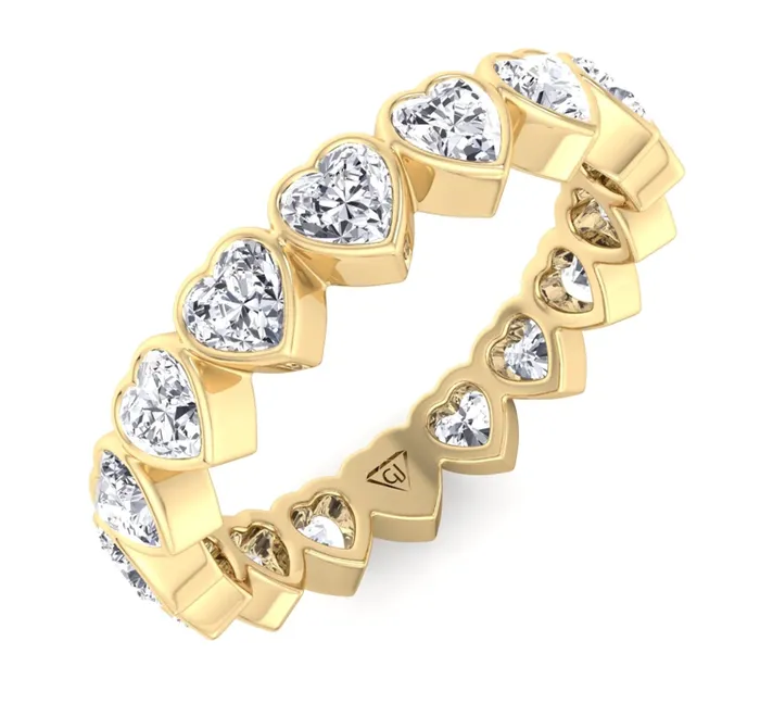 Ava Couture Rings Ava Couture 14K Yellow Gold 450ctw Diamond Eternity Band Ava Couture Rings Ava Couture 14K Yellow Gold 450ctw Diamond Eternity Band