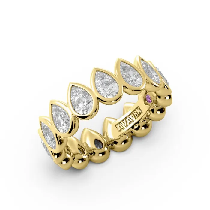 Ava Couture Rings Ava Couture 14K Yellow Gold 450ctw Diamond Eternity Band Ava Couture Rings Ava Couture 14K Yellow Gold 450ctw Diamond Eternity Band