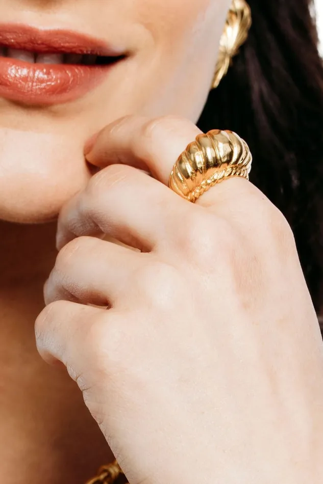 Basil Ring Elizabeth Cole Jewelry Rings Basil Ring Elizabeth Cole Jewelry Rings
