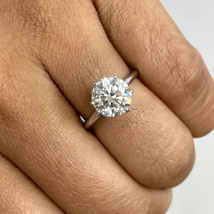 Beauvince Rings Beauvince GIA 200 Carat Round H Internally Flawless Engagement Ring Beauvince Rings Beauvince GIA 200 Carat Round H Internally Flawless Engagement Ring