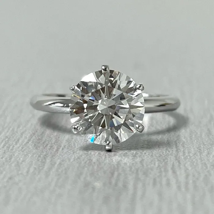 Beauvince Rings Beauvince GIA 200 Carat Round H Internally Flawless Engagement Ring Beauvince Rings Beauvince GIA 200 Carat Round H Internally Flawless Engagement Ring