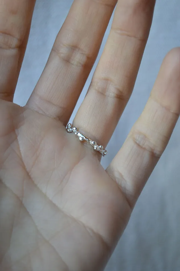 Branch Rings Branch Solitaire Silver Ring