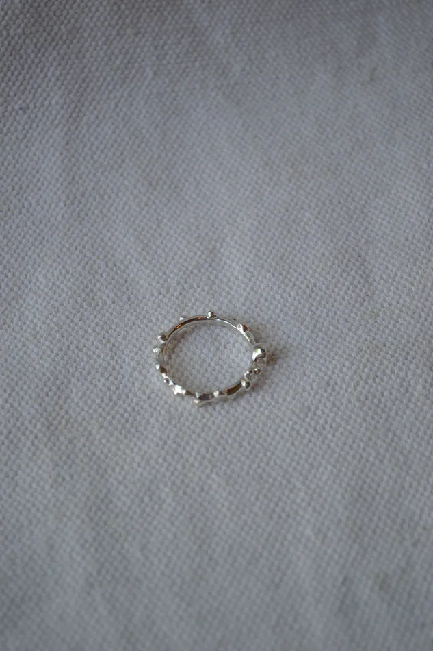 Branch Rings Branch Solitaire Silver Ring