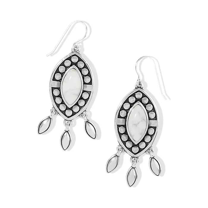 Brighton Earrings Pebble Dot Dream Howlite French Wire Earrings