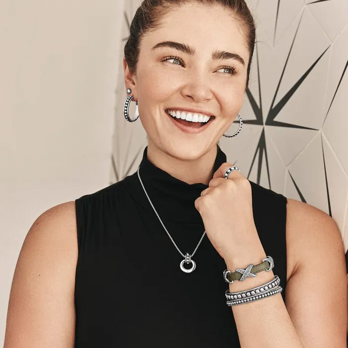 Brighton Necklaces Pretty Tough Stud Ring Necklace