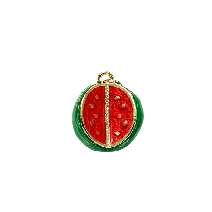Charm Necklaces 3D Watermelon charm pau jewelry
