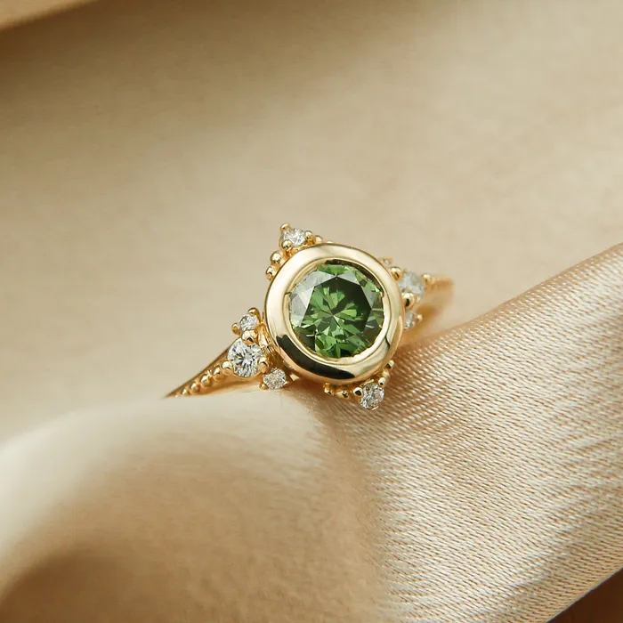 CIVAL Collective Joy 14K Colorful Diamond Engagement Ring Rings