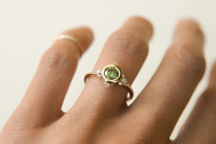 CIVAL Collective Joy 14K Colorful Diamond Engagement Ring Rings