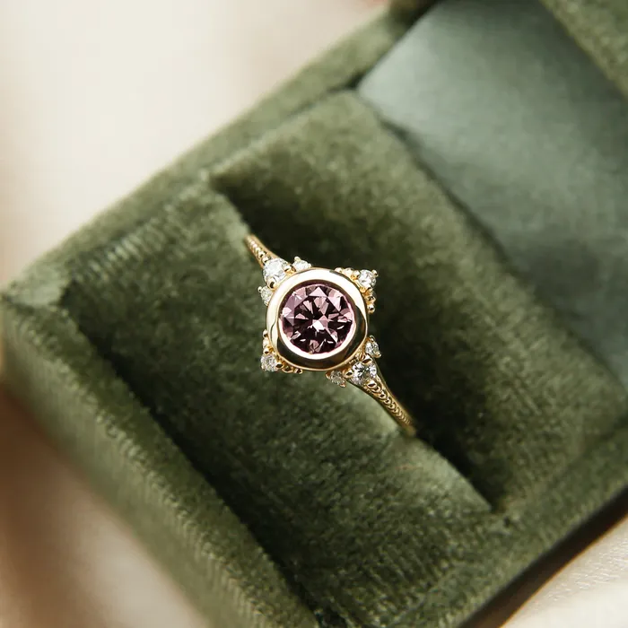 CIVAL Collective Joy 14K Colorful Diamond Engagement Ring Rings