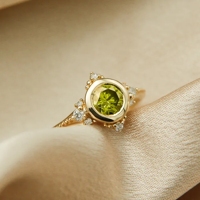 CIVAL Collective Joy 14K Colorful Diamond Engagement Ring Rings
