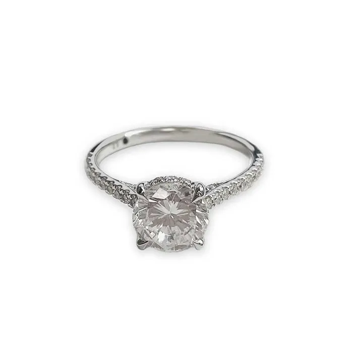 CLASSIQUE CREATIONS Rings 14K White Gold Diamond Engagement Setting