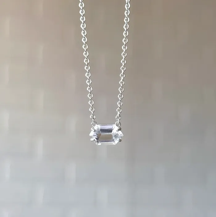 Corey Egan Necklaces Emerson Quartz Necklace in Silver
