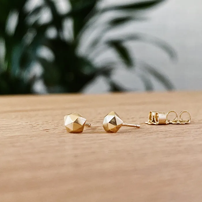 Corey Egan Vermeil Micro Fragment Stud Earrings Earrings