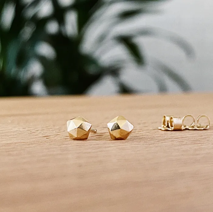 Corey Egan Vermeil Micro Fragment Stud Earrings Earrings