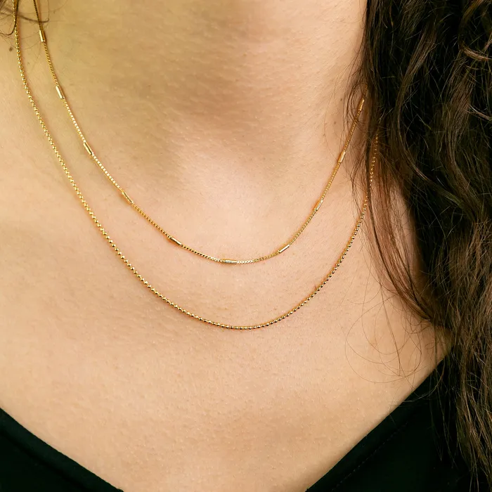 Corsica Diamond Cut Ball Necklace Grayling Necklaces