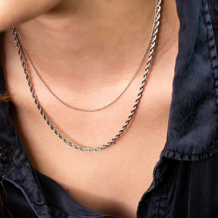 Corsica Diamond Cut Ball Necklace Grayling Necklaces