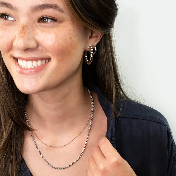Corsica Diamond Cut Ball Necklace Grayling Necklaces