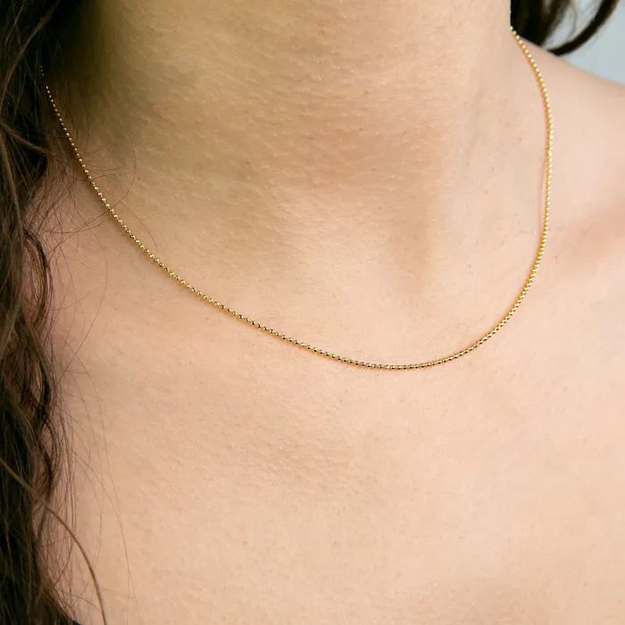Corsica Diamond Cut Ball Necklace Grayling Necklaces