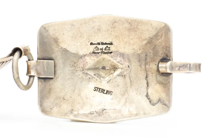 Crown Jewels Coin Orville Tsinnie Navajo Handmade Sterling Silver Link Concho Belt Rings