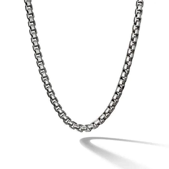 DAVID YURMAN INC Necklaces David Yurman 22 Box Chain Necklace in Sterling Silver 52mm DAVID YURMAN INC Necklaces David Yurman 22 Box Chain Necklace in Sterling Silver 52mm
