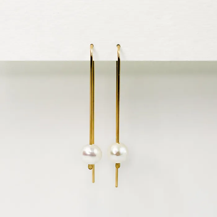Earrings Grayling Arca Freshwater Pearl Threader Earrings