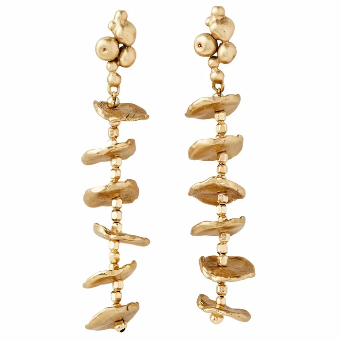 Earrings Julie Cohn Design HOYA BRONZE STATEMENT EARRING