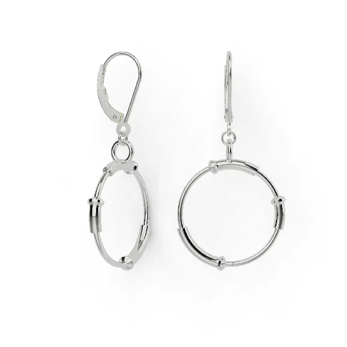 Earrings sciencejewelry1824 cloning vector earrings silver