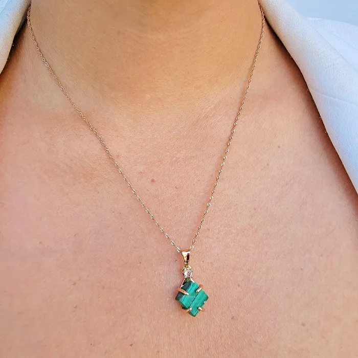 Earrings Uniquelan Jewelry Raw Malachite Necklace Drop Earrings Set Earrings Uniquelan Jewelry Raw Malachite Necklace Drop Earrings Set