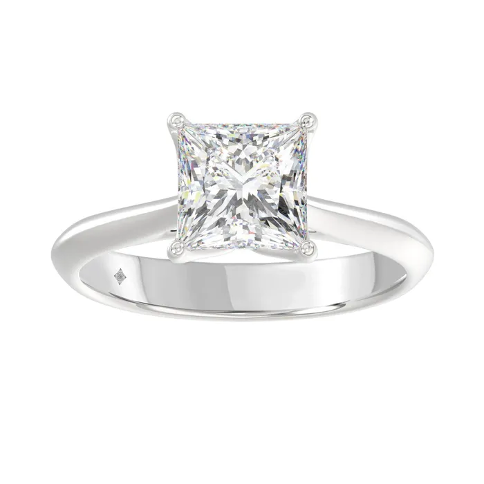 Ethos Rings LADIES SOLITAIRE RING 2CT PRINCESS DIAMOND 14K WHITE GOLD Ethos Rings LADIES SOLITAIRE RING 2CT PRINCESS DIAMOND 14K WHITE GOLD