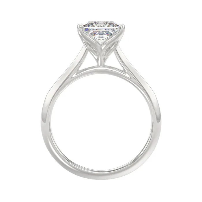 Ethos Rings LADIES SOLITAIRE RING 2CT PRINCESS DIAMOND 14K WHITE GOLD