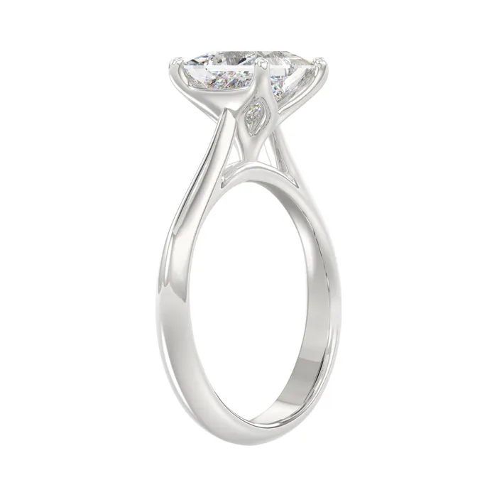 Ethos Rings LADIES SOLITAIRE RING 2CT PRINCESS DIAMOND 14K WHITE GOLD