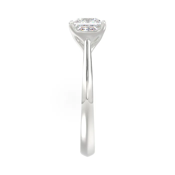 Ethos Rings LADIES SOLITAIRE RING 2CT PRINCESS DIAMOND 14K WHITE GOLD