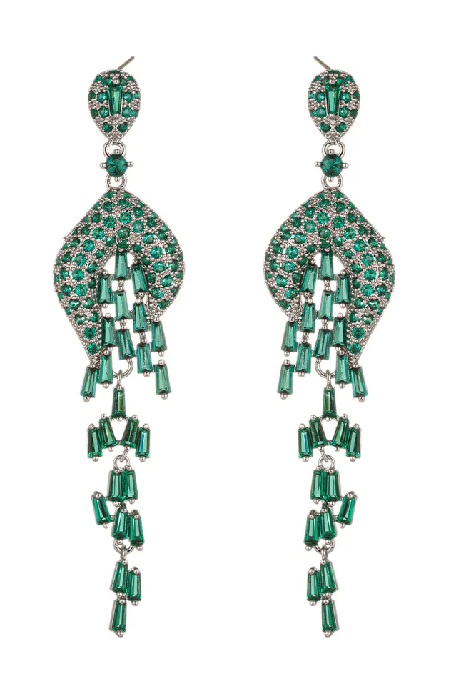 Eye Candy LA Earrings Elsa Golden Statement Earrings