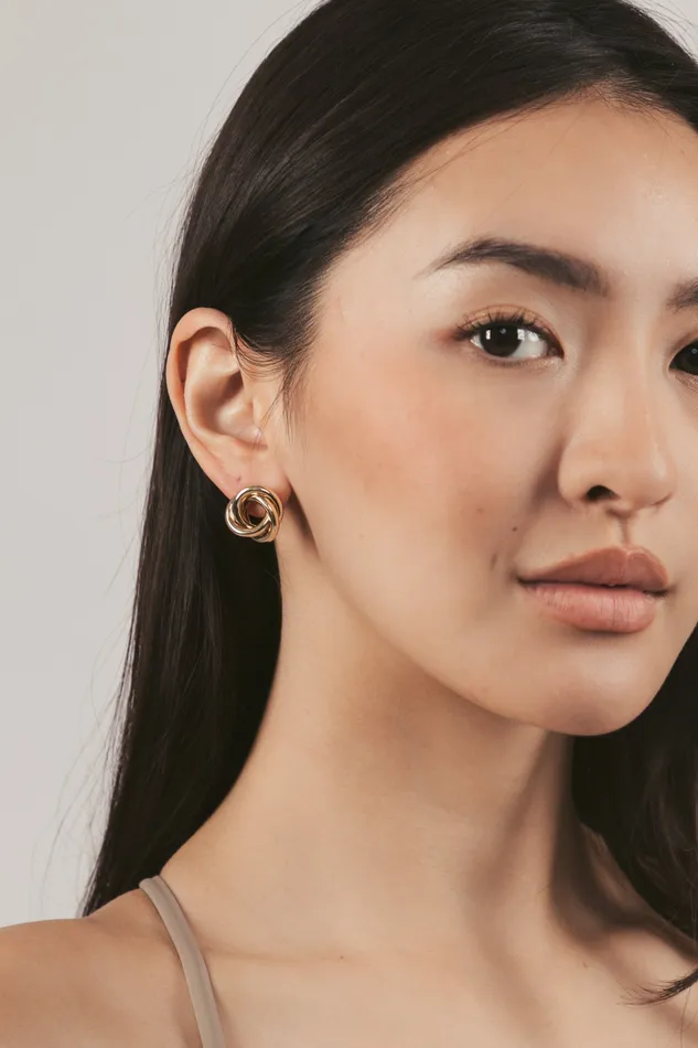 Eye Candy LA Earrings Faith Golden Earring
